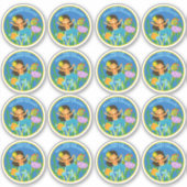 hallo tweede graad! Cute Mermaid Sticker (Voorkant)