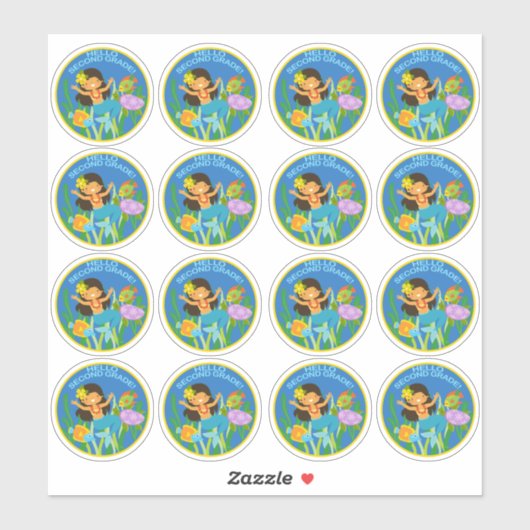 hallo tweede graad! Cute Mermaid Sticker (Vel)