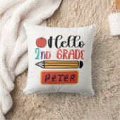 hallo tweede graad gepersonaliseerd Terug naar sch Kussen (Deken)