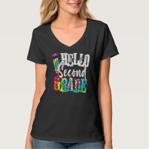 hallo tweede graad kleurstof 2e graad terug naar S T-shirt