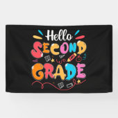 hallo tweede graad spandoek (Horizontaal)