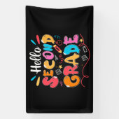 hallo tweede graad spandoek (Verticaal)