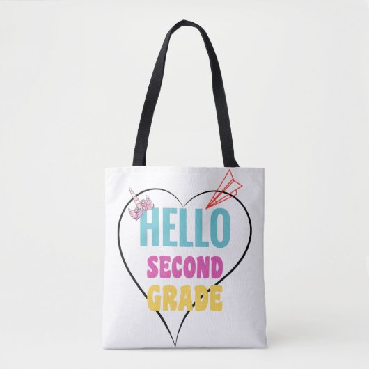 hallo tweede graad tote bag (Voorkant)