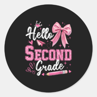 hallo tweede graad tweede graad terug naar de scho ronde sticker