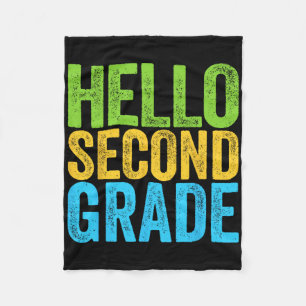 Hallo Tweede Klas Plezier 2e Klas Terug Naar Schoo Fleece Deken