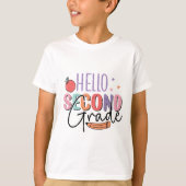 Hallo tweede klas t-shirt (Voorkant)