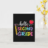 Hallo tweede klas Team 2e klas Terug naar School T Kaart (Gele Bloem)