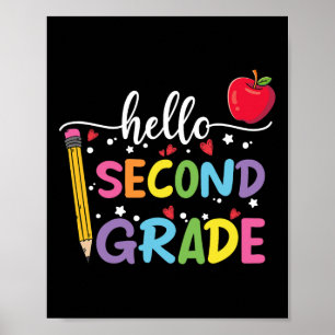 Hallo tweede klas Team 2e klas Terug naar School T Poster