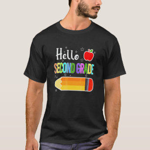 Hallo Tweede Klas Team Terug Naar School Potlood K T-shirt