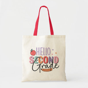 Hallo Tweede klas Terug naar School Tote Bag
