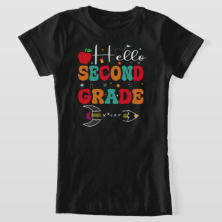 hallo Tweede leerjaar terug naar school T-shirt