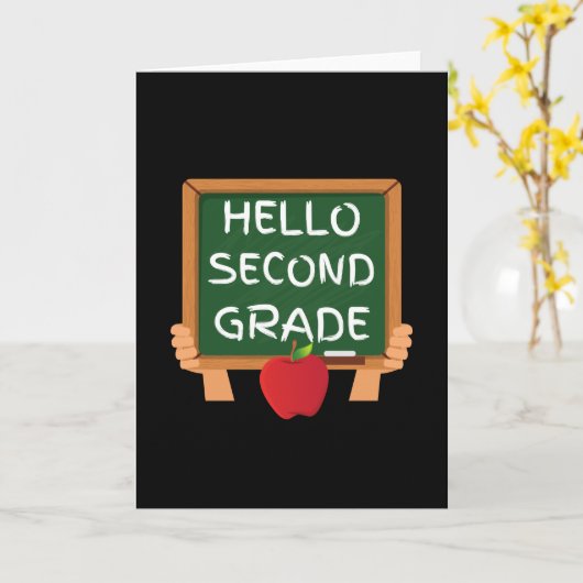 hallo tweede rang kaart (Gele Bloem)