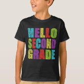 hallo Tweede rang Shirt 2e graad Terug naar school (Voorkant)