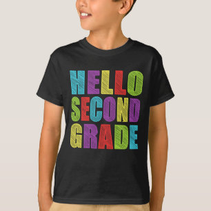 hallo Tweede rang Shirt 2e graad Terug naar school