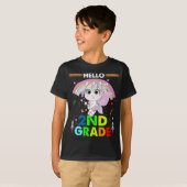 hallo tweede rang T-Shirt 2e graad terug naar Scho (Voorkant volledig)