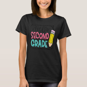 hallo tweede rang: terug naar schoolleraar K T-shirt