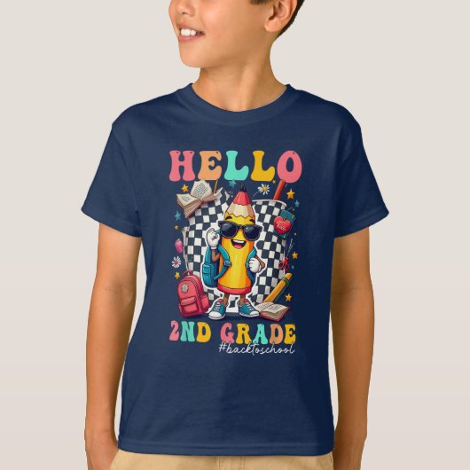 hallo Tweede rang van het Team 2e graad Terug naar T-shirt (Voorkant)