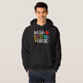 hallo tweede rang van het team hoodie (Voorkant volledig)