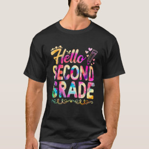 hallo Tweede rang Verf Eerste dag Kute terug naar T-shirt