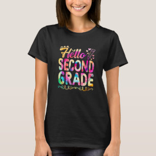 hallo Tweede rang Verf Eerste dag Kute terug naar T-shirt