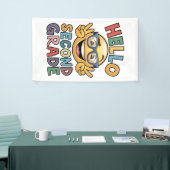 Hallo tweedeklas leraar 2e klas terug school spandoek (Beurs)