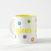 Hallo Tweekleurige Koffiemok (Voorkant links)