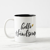 hallo tweekleurige koffiemok (Links)