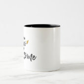 hallo tweekleurige koffiemok (Center)