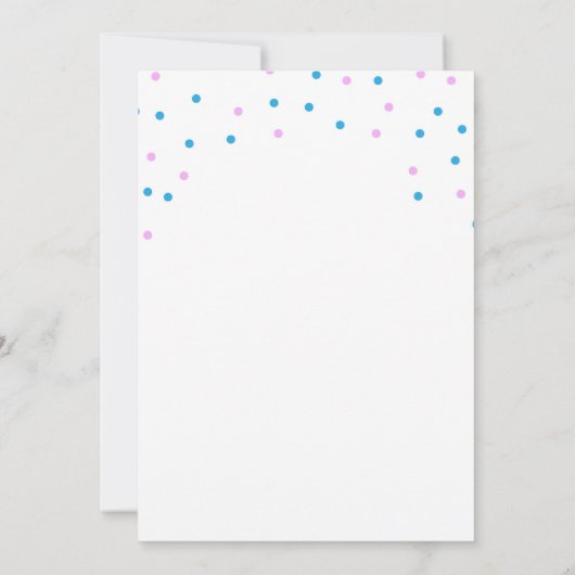 hallo Twins boy, Baby shower Uitnodiging (Achterkant)