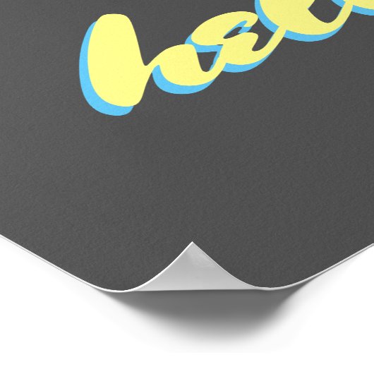 hallo typografie poster (Hoek)