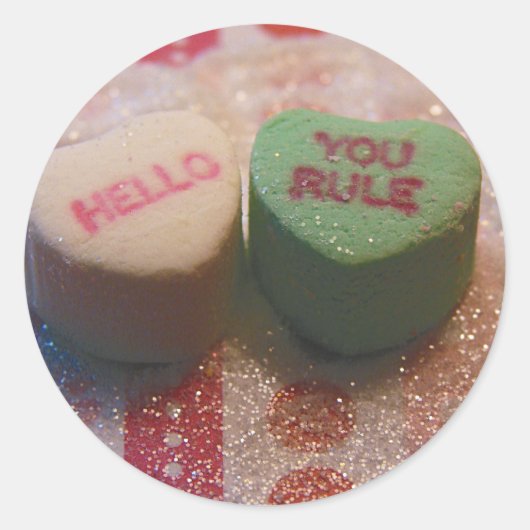 HALLO u Ronde Sticker (Voorkant)