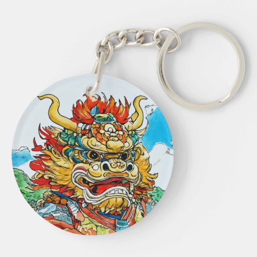 Hallo Uchinanchu Sleutelhanger (Achterkant)