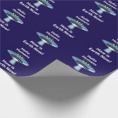 Hallo UFO Hoe is de aarde nu UFO? Cadeaupapier (Hoek)