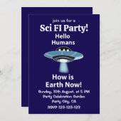 Hallo UFO Hoe is de aarde nu UFO? Kaart (Voorkant / Achterkant)