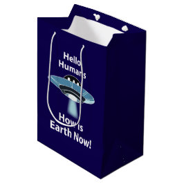 Hallo UFO Hoe is de aarde nu UFO? Medium Cadeauzakje