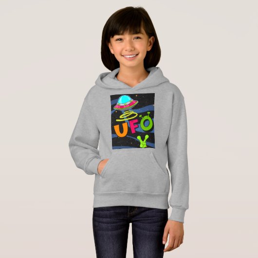 hallo ufo in de ruimte zeg (Voorkant volledig)