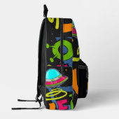 hallo ufo in de ruimte zeg bedrukte rugzak (Links)