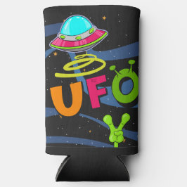 hallo ufo in de ruimte zeg seltzer blikjeskoeler