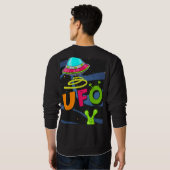 hallo ufo in de ruimte zeg trui (Achterkant volledig)