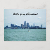 hallo uit CLEVELAND briefkaart (Voorkant)