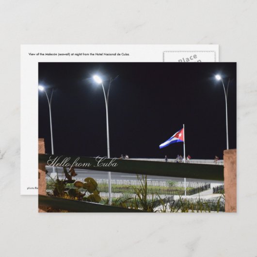 hallo uit Cuba Briefkaart (Voorkant / Achterkant)