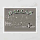 hallo uit Dallas Texas Briefkaart (Voorkant)