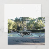 hallo uit Italië: Villa Borghese tuin Briefkaart (Voorkant / Achterkant)