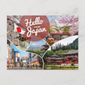 Hallo uit Japan Briefkaart (Voorkant)