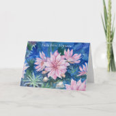 hallo "uit Montana" Blanco Notecard Bedankkaart (Voorkant)