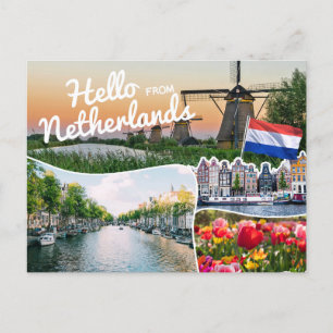Hallo uit Nederland Briefkaart