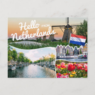 Hallo uit Nederland Briefkaart