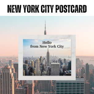 hallo uit New York City Briefkaart