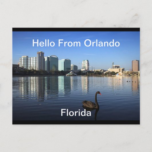hallo uit Orlando, Briefkaart van Florida (Voorkant)
