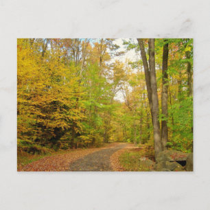 hallo uit Pennsylvania Briefkaart-Herfst Scene Briefkaart